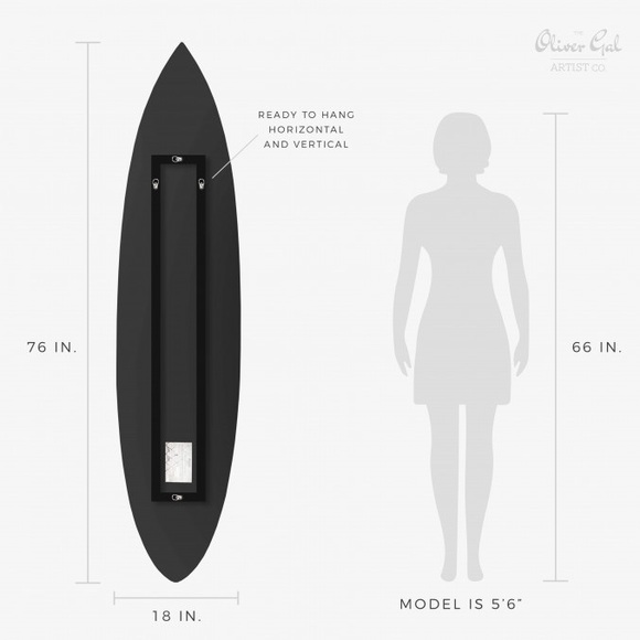 Chanel Style Exclusive Wall Art Surfboard - Picture 3 of 3